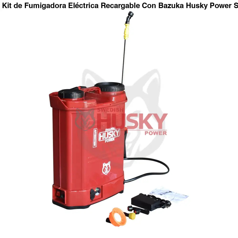 Kit de Fumigadora Eléctrica Recargable Con Bazuka Husky SETBUSTER