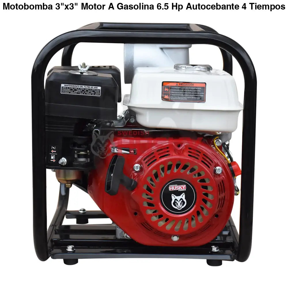 Motobomba 3"x3" Motor A Gasolina 6.5 Hp Autocebante 4 Tiempos Husky RLB3365