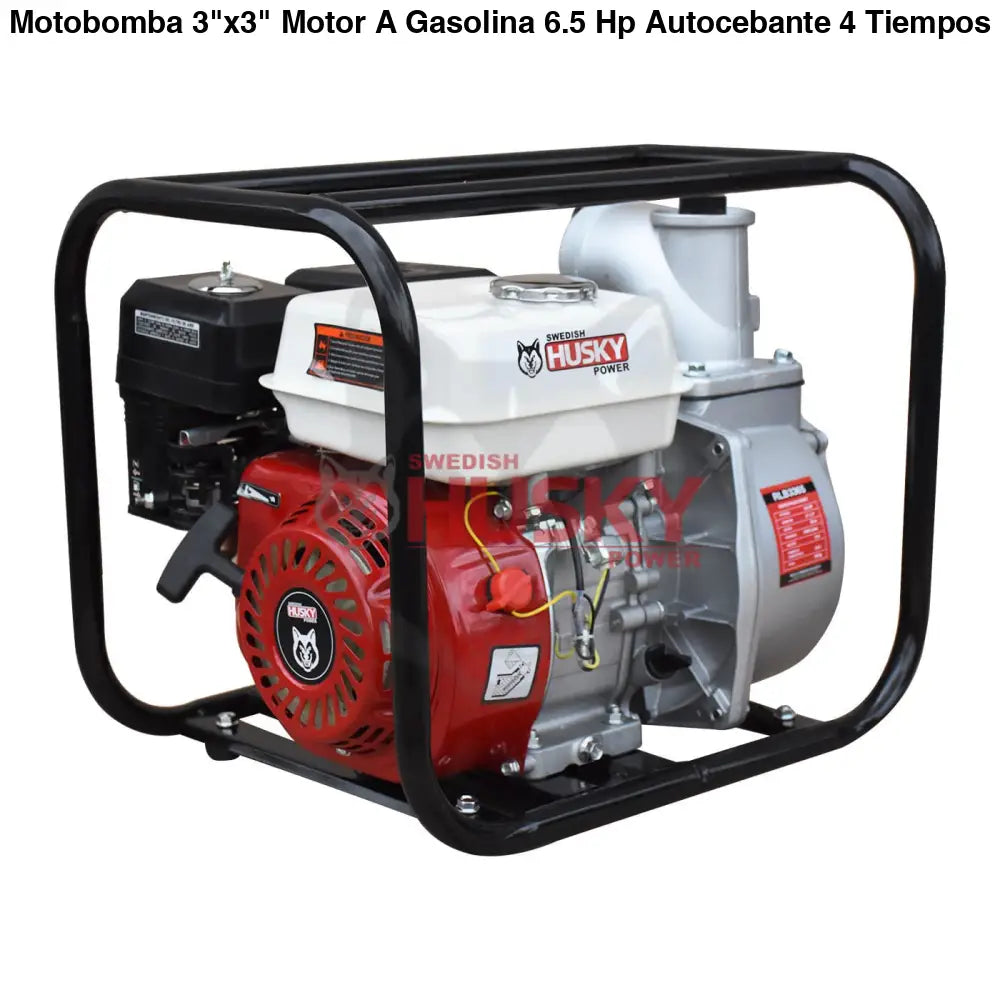 Motobomba 3"x3" Motor A Gasolina 6.5 Hp Autocebante 4 Tiempos Husky RLB3365