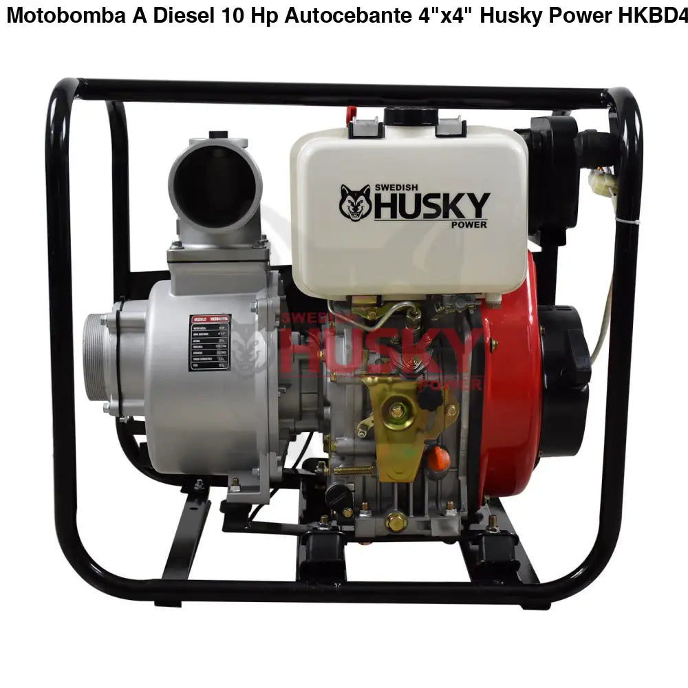 Motobomba A Diesel 10 Hp Autocebante 4"x4" Husky HKBD4010A
