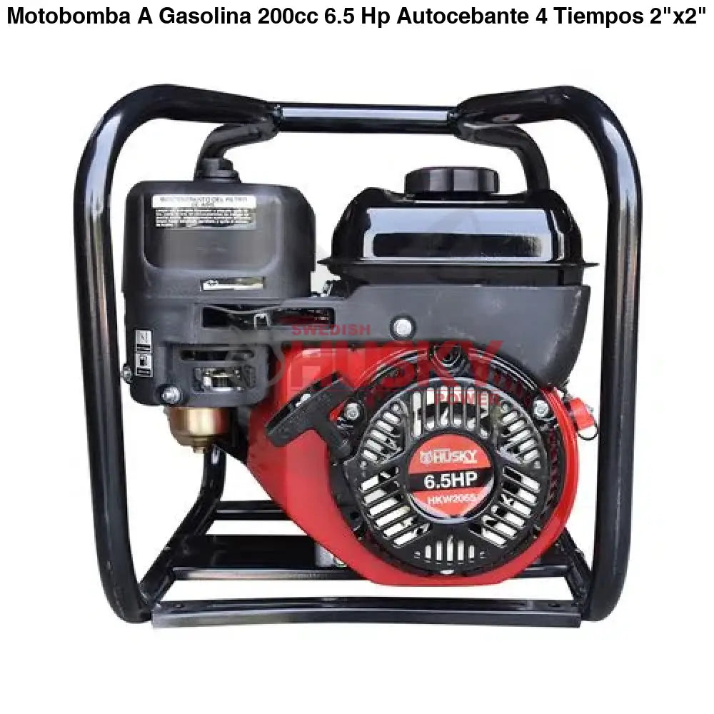 Motobomba A Gasolina 200cc 6.5 Hp Autocebante 4 Tiempos 2"x2" Husky HKW2065