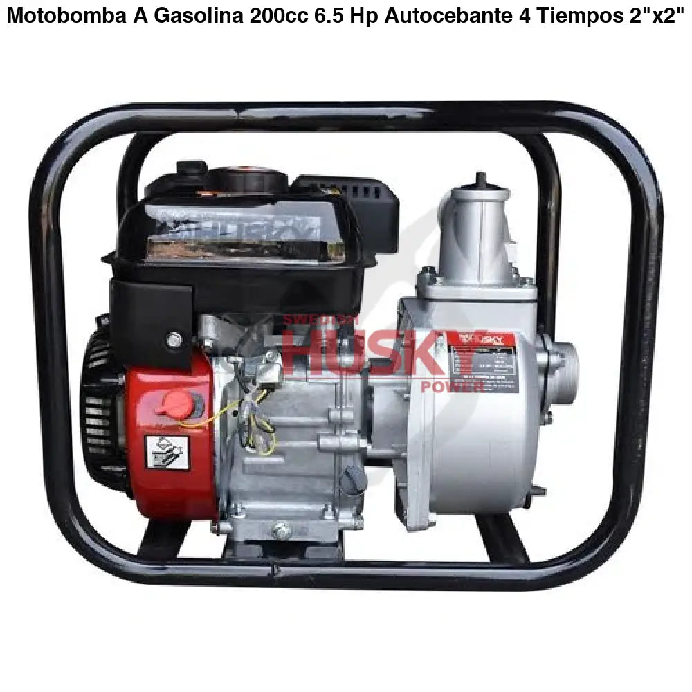 Motobomba A Gasolina 200cc 6.5 Hp Autocebante 4 Tiempos 2"x2" Husky HKW2065