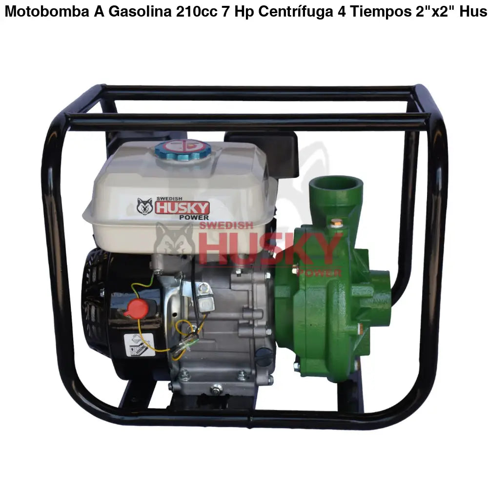 Motobomba A Gasolina 210cc 7 Hp Centrífuga 4 Tiempos 2"x2" Husky HKB2270F