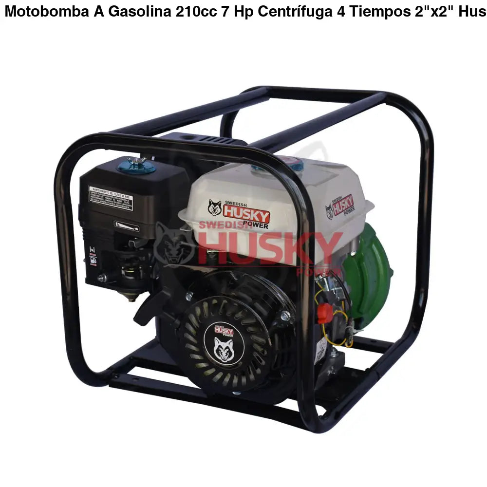 Motobomba A Gasolina 210cc 7 Hp Centrífuga 4 Tiempos 2"x2" Husky HKB2270F