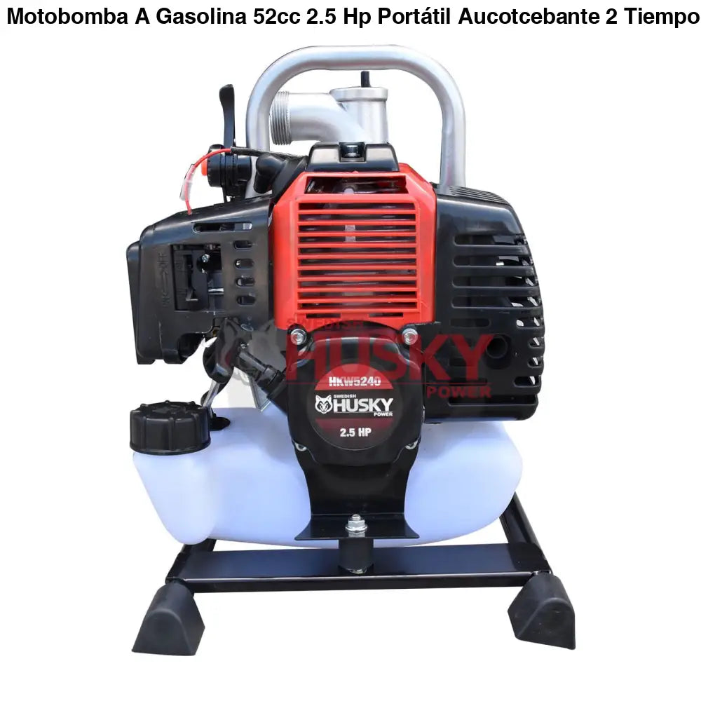 Motobomba A Gasolina 52cc 2.5 Hp Portátil Aucotcebante 2 Tiempos 1.5"x1.5" Husky HKW5240