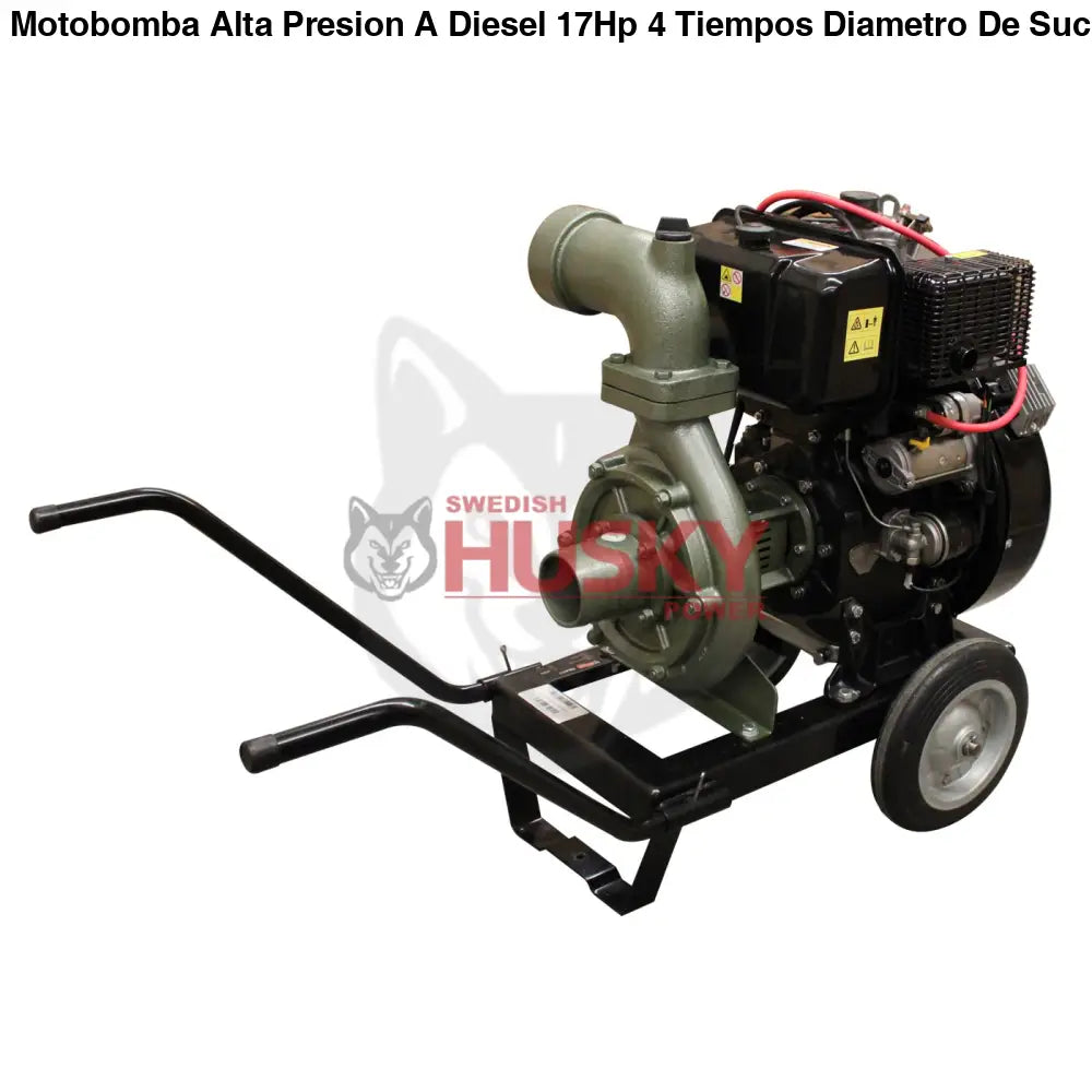 Motobomba Alta Presion A Diesel 17Hp 4 Tiempos Diametro De Succion Y Descarga 4" HUSKY RBL4417