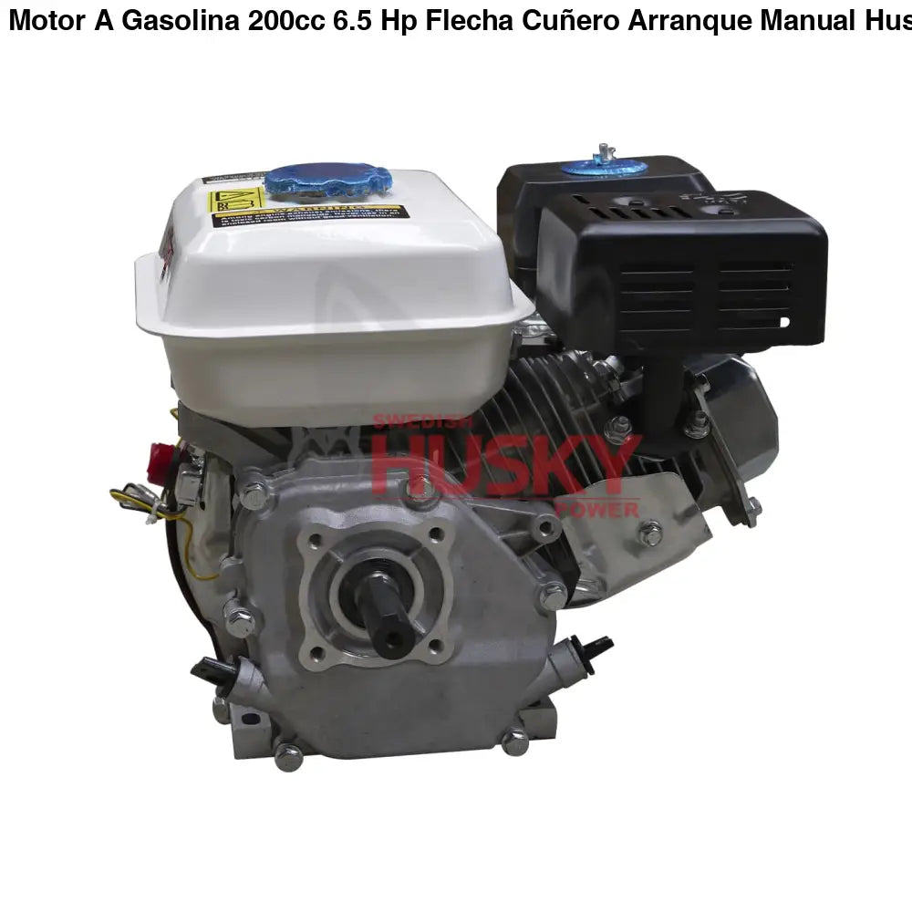 Motor A Gasolina 200cc 6.5 Hp Flecha Cuñero Arranque Manual Husky RLM650M