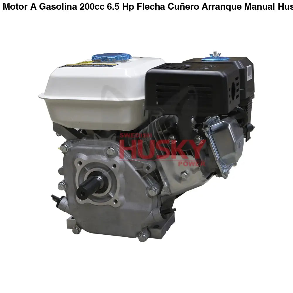 Motor A Gasolina 200cc 6.5 Hp Flecha Cuñero Arranque Manual Husky RLM650M