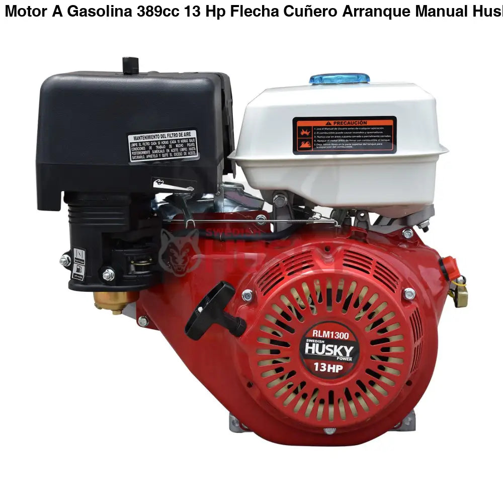 Motor A Gasolina 389cc 13 Hp Flecha Cuñero Arranque Manual Husky RLM1300M