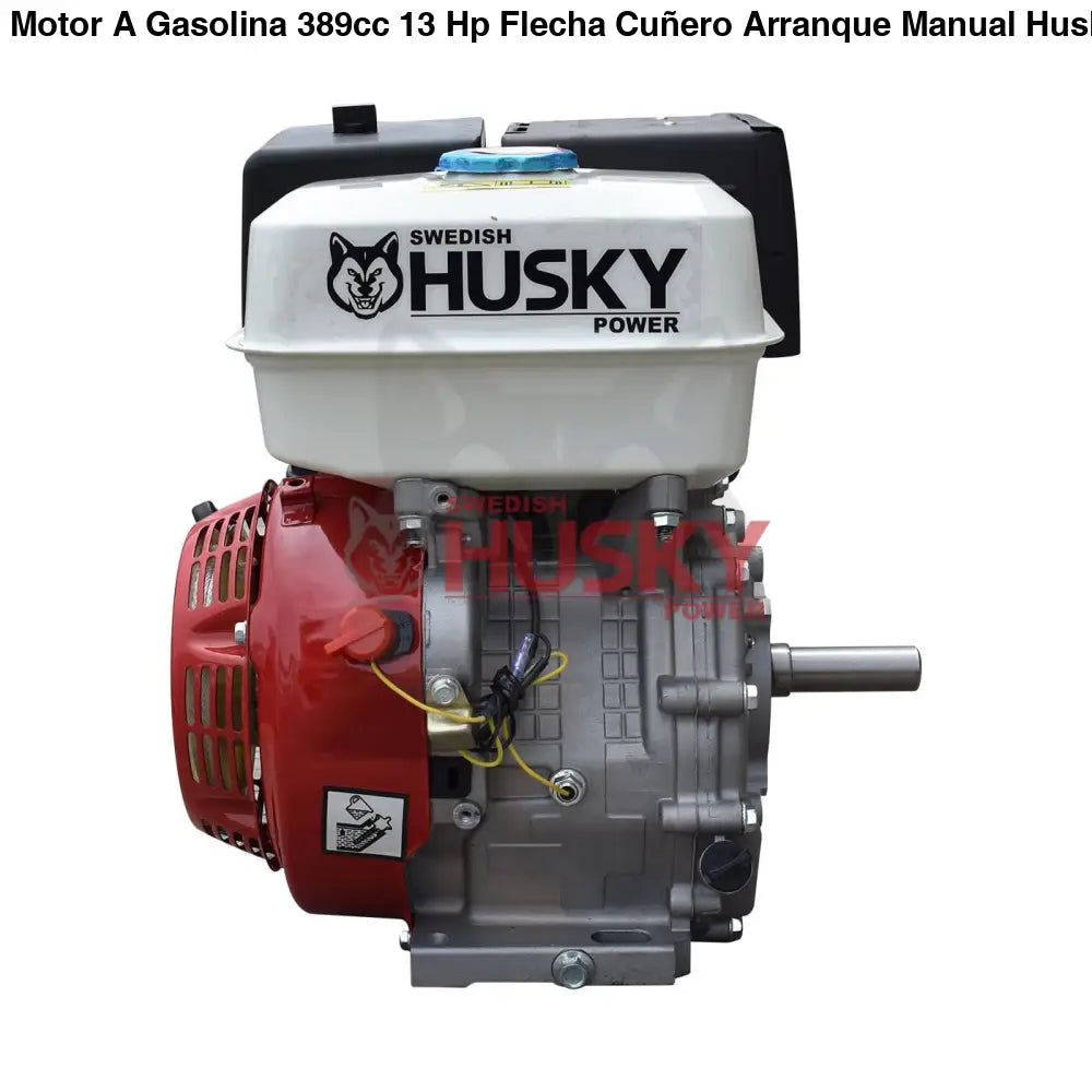 Motor A Gasolina 389cc 13 Hp Flecha Cuñero Arranque Manual Husky RLM1300M