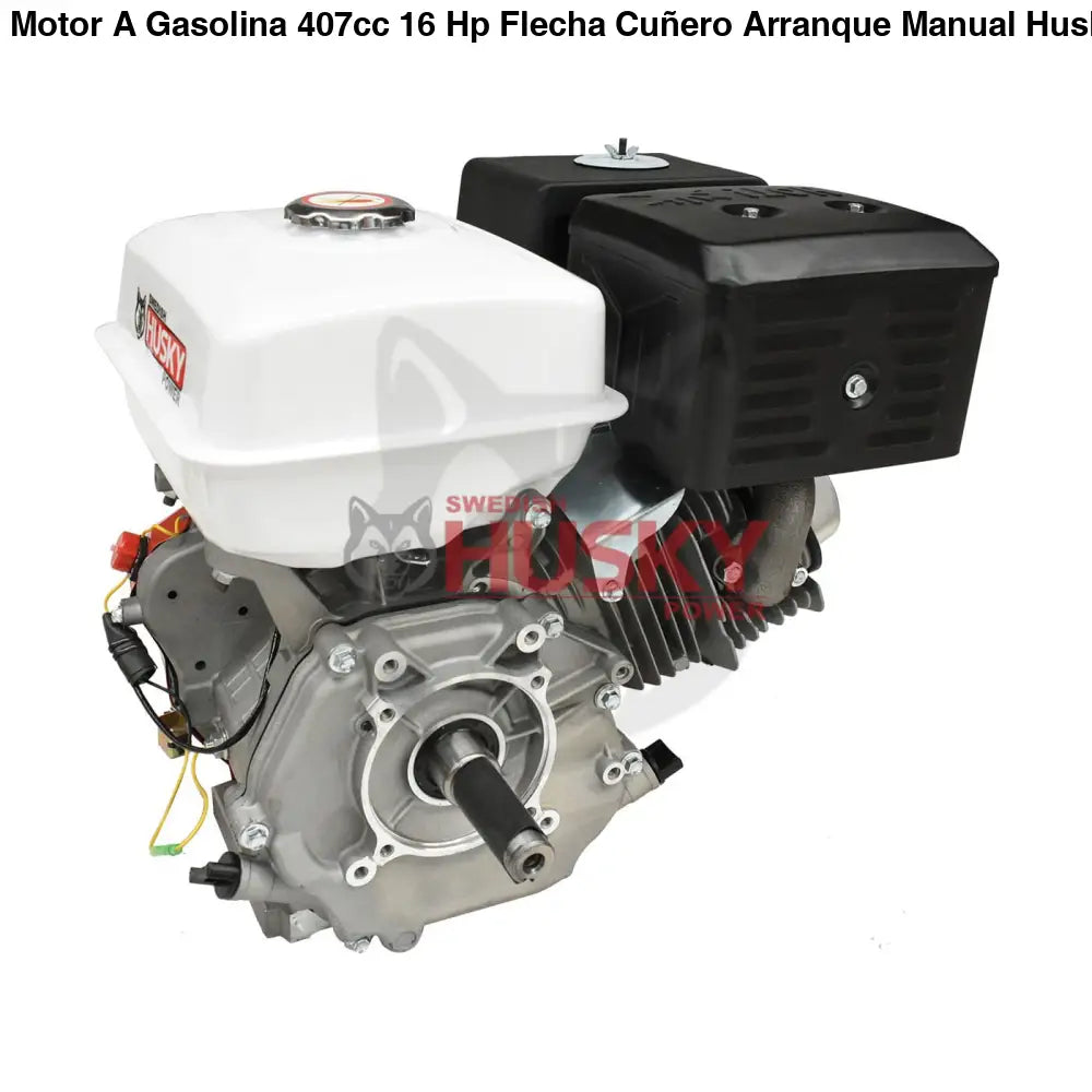 Motor A Gasolina 407cc 16 Hp Flecha Cuñero Arranque Manual Husky RLM1600