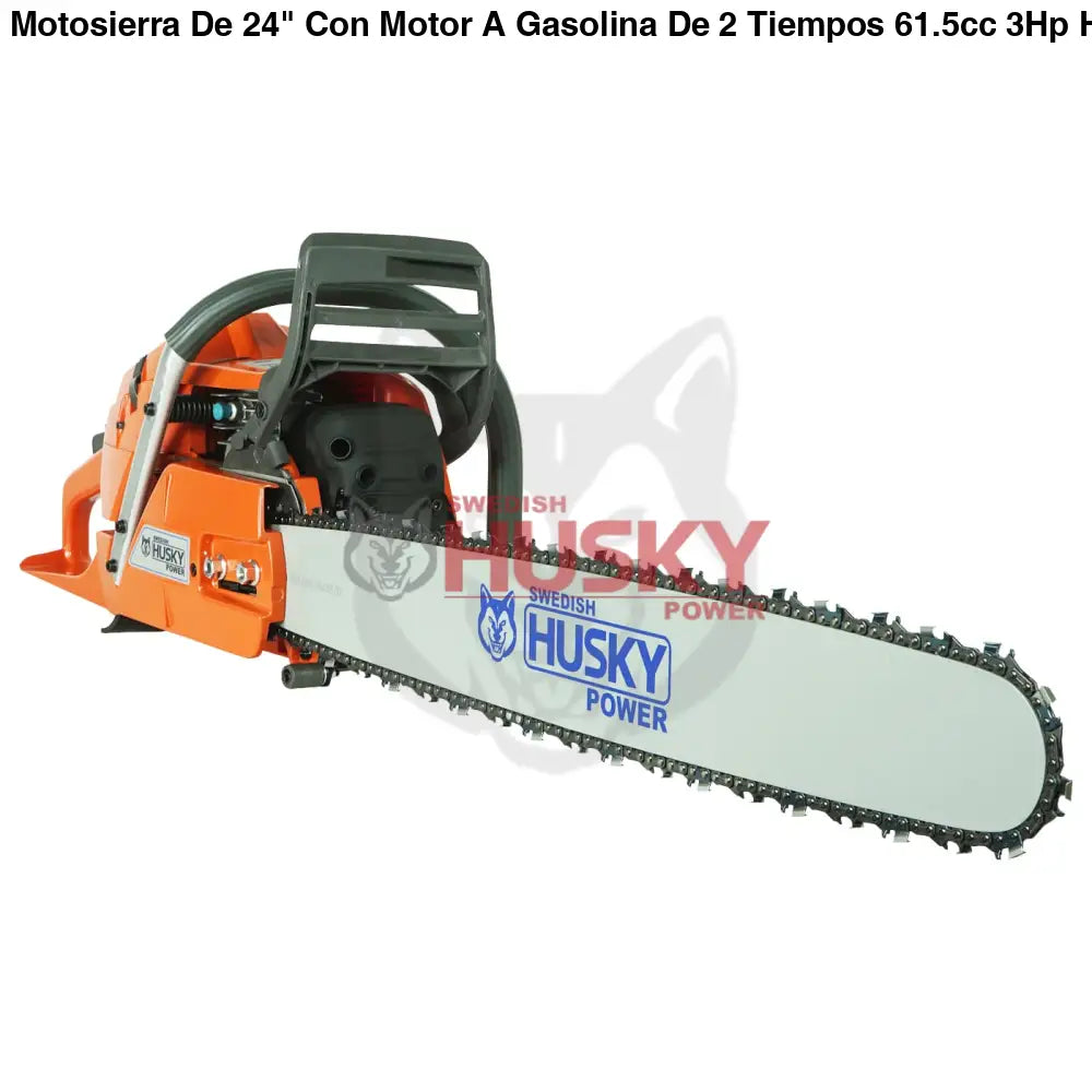 Motosierra De 24" Con Motor A Gasolina De 2 Tiempos 61.5cc 3Hp Husky SH36524