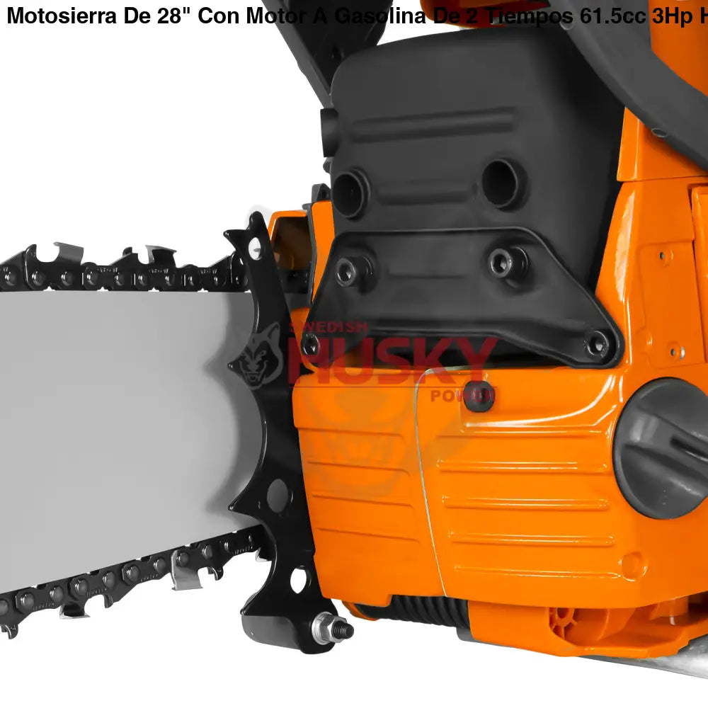 Motosierra De 28" Con Motor A Gasolina De 2 Tiempos 61.5cc 3Hp Husky SH36528