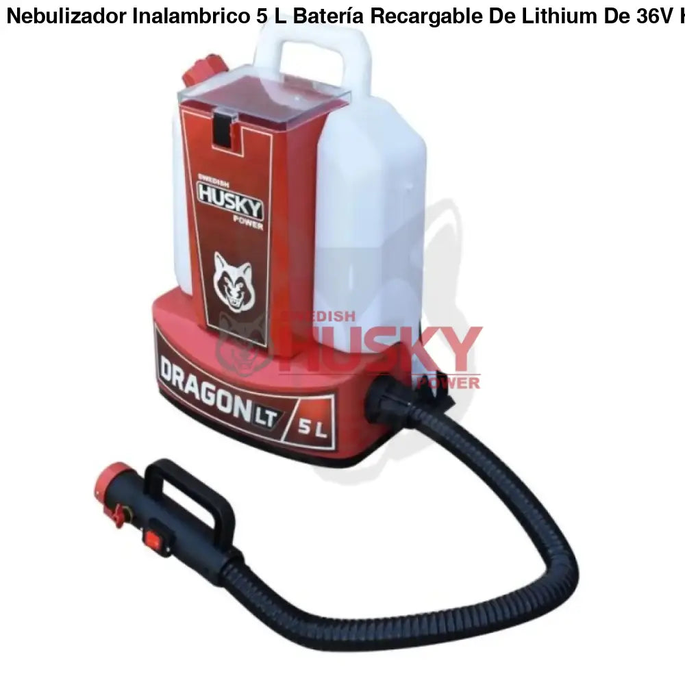 Nebulizador Inalambrico 5 L Batería Recargable De Lithium De 36V Husky Power DRAGONLT