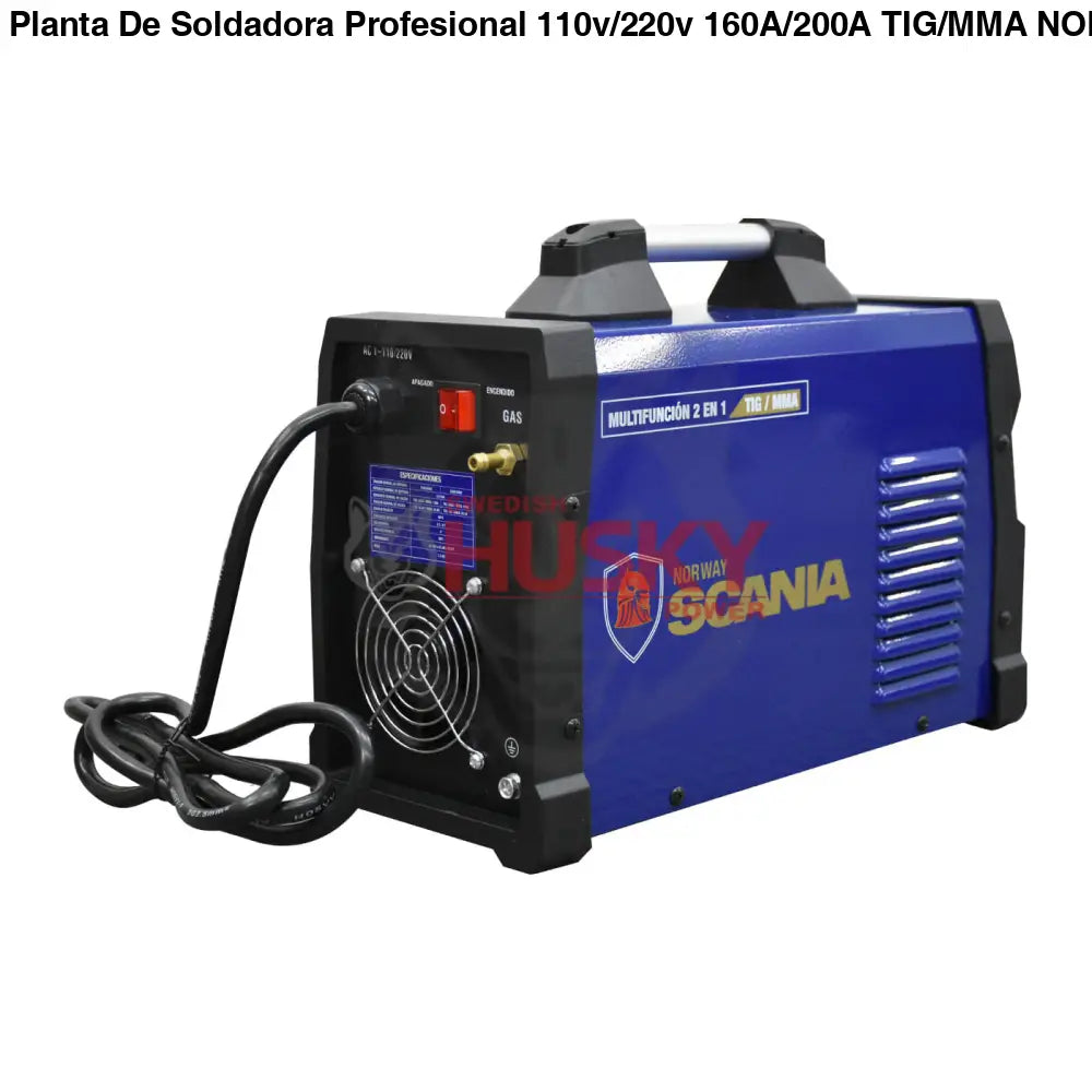 Planta De Soldadora Profesional 110v/220v 160A/200A TIG/MMA NORWAY SCANIA TIGTRON-200