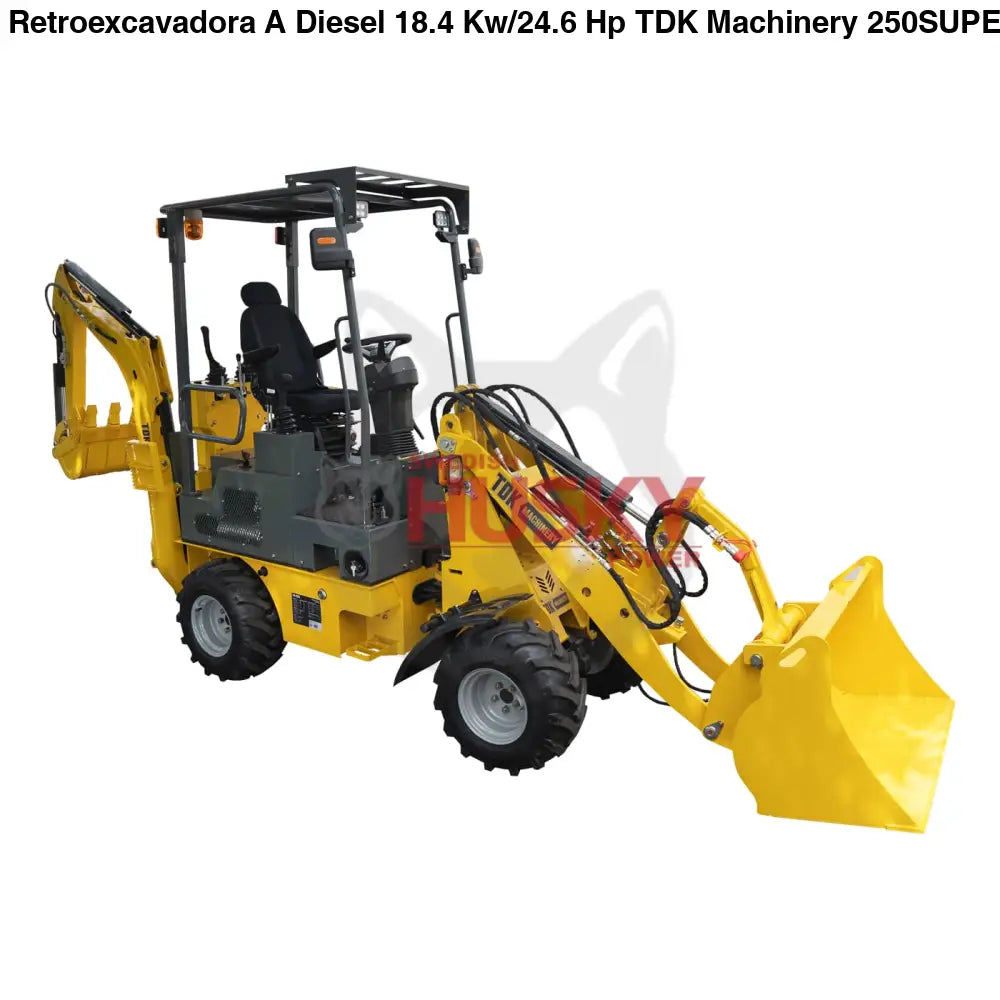 Retroexcavadora A Diesel 18.4 Kw/24.6 Hp TDK - 250SUPER