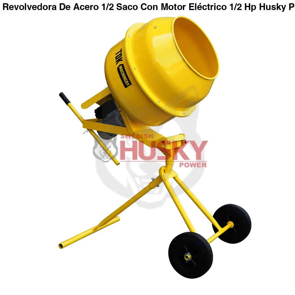 Revolvedora De Acero 1/2 Saco Con Motor Eléctrico 1/2 Hp Husky Power MATCH140