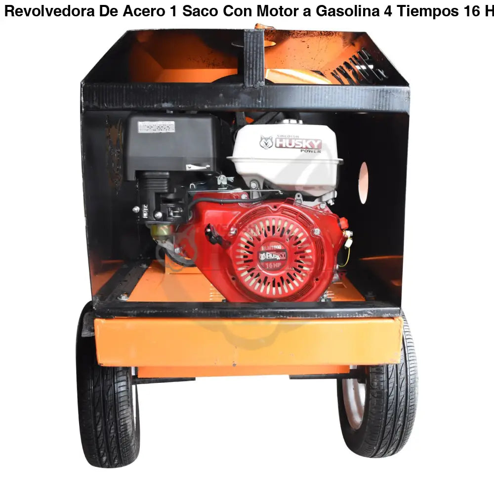 Revolvedora De Acero 1 Saco Con Motor a Gasolina 4 Tiempos 16 Hp Husky Power HKRB1-HSK16