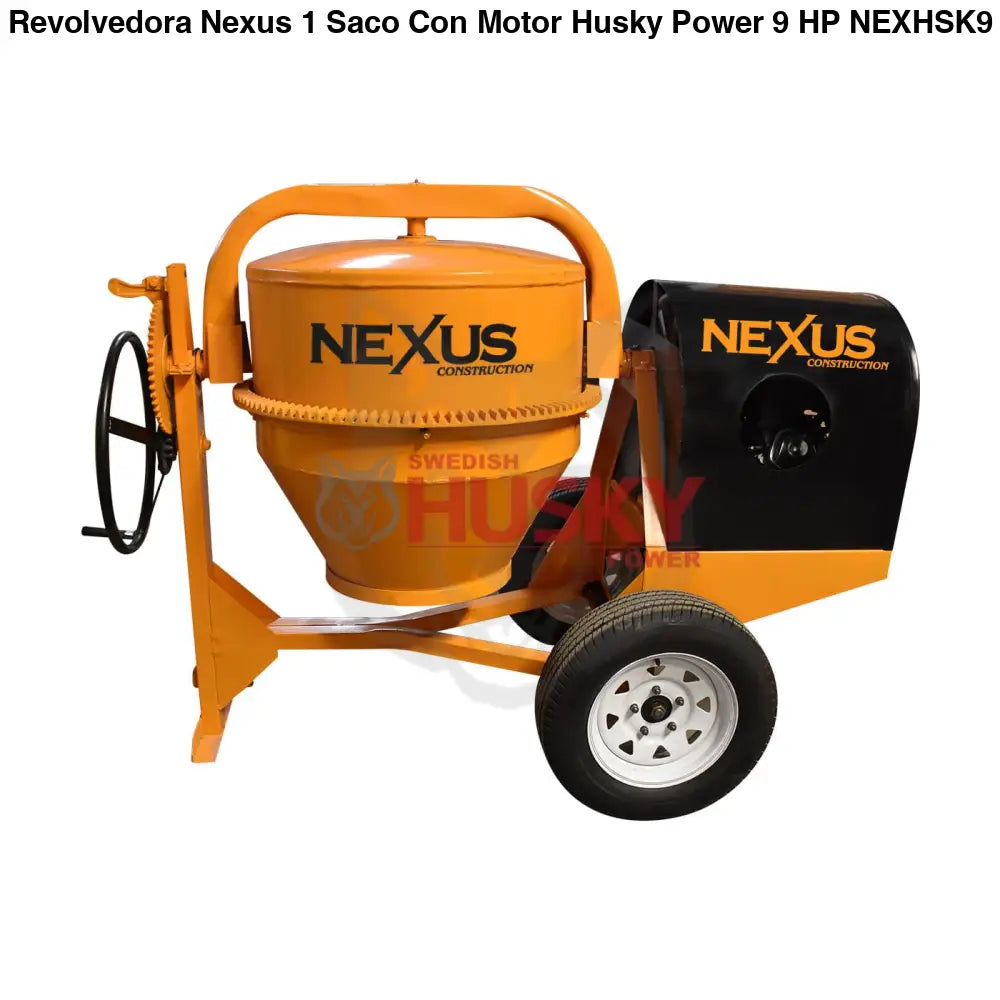 Revolvedora Nexus 1 Saco Con Motor Husky 9 HP NEXHSK9 - REVOLVEDORA CEMENTO