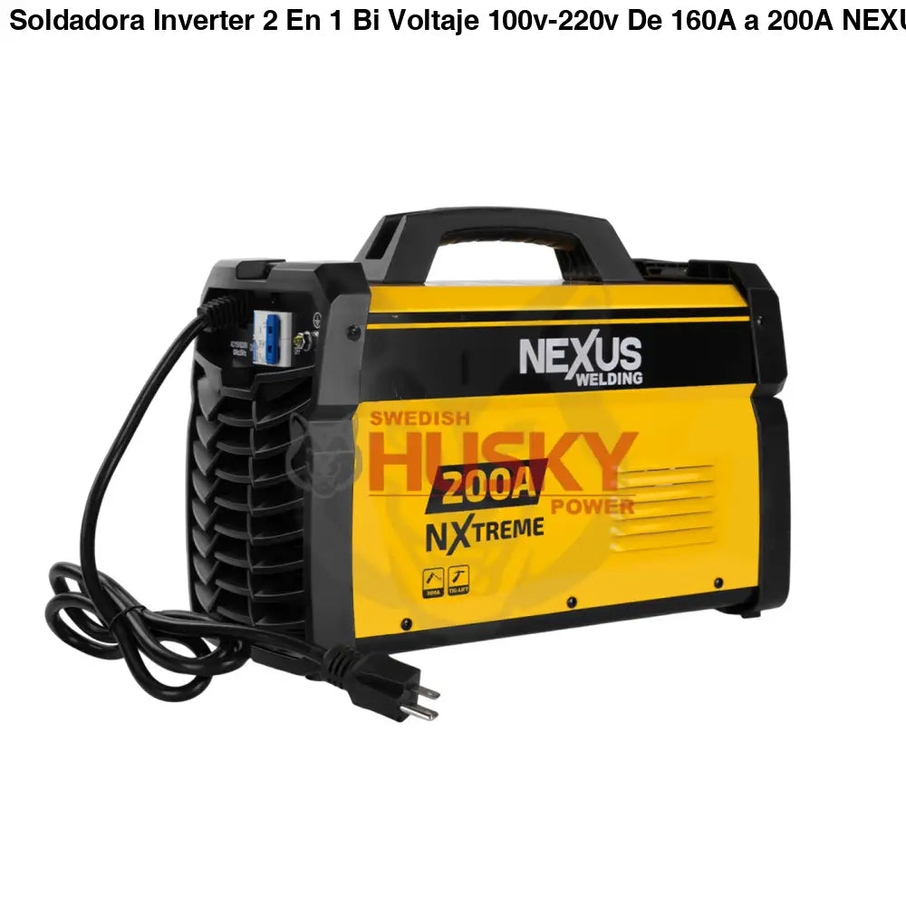 Soldadora Inverter 2 En 1 Bi Voltaje 100v-220v De 160A a 200A NEXUS WELDING NX210PRO