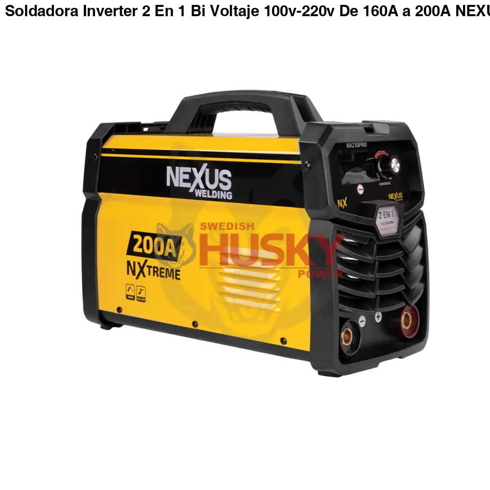Soldadora Inverter 2 En 1 Bi Voltaje 100v-220v De 160A a 200A NEXUS WELDING NX210PRO