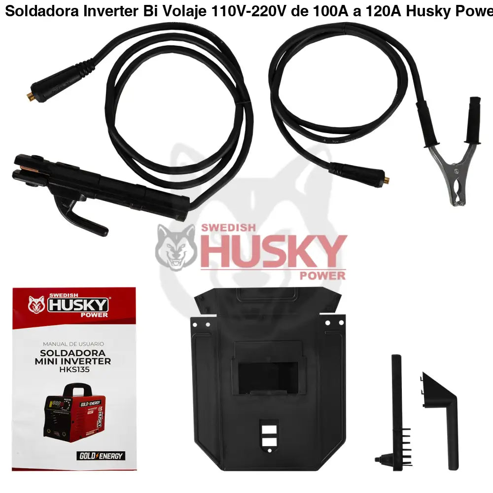Soldadora Inverter Bi Volaje 110V-220V de 100A a 120A Husky HKS135