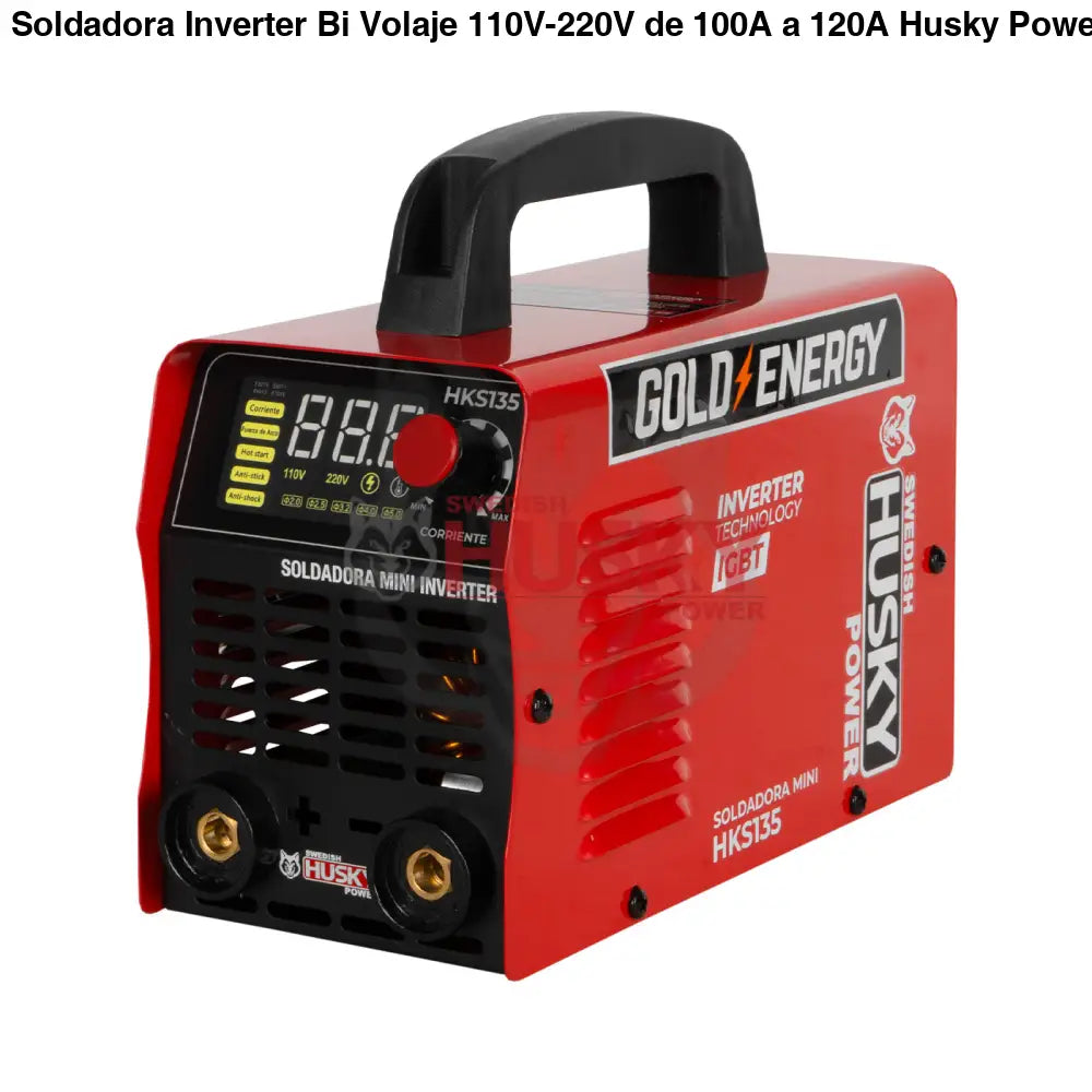 Soldadora Inverter Bi Volaje 110V-220V de 100A a 120A Husky HKS135