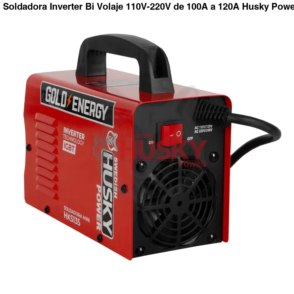 Soldadora Inverter Bi Volaje 110V-220V de 100A a 120A Husky HKS135
