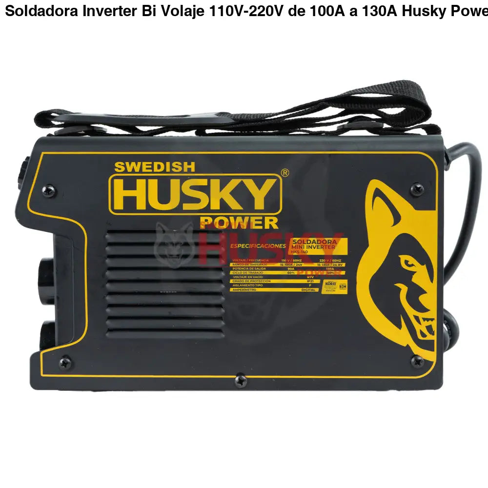 Soldadora Inverter Bi Volaje 110V-220V de 100A a 130A Husky HKS-140