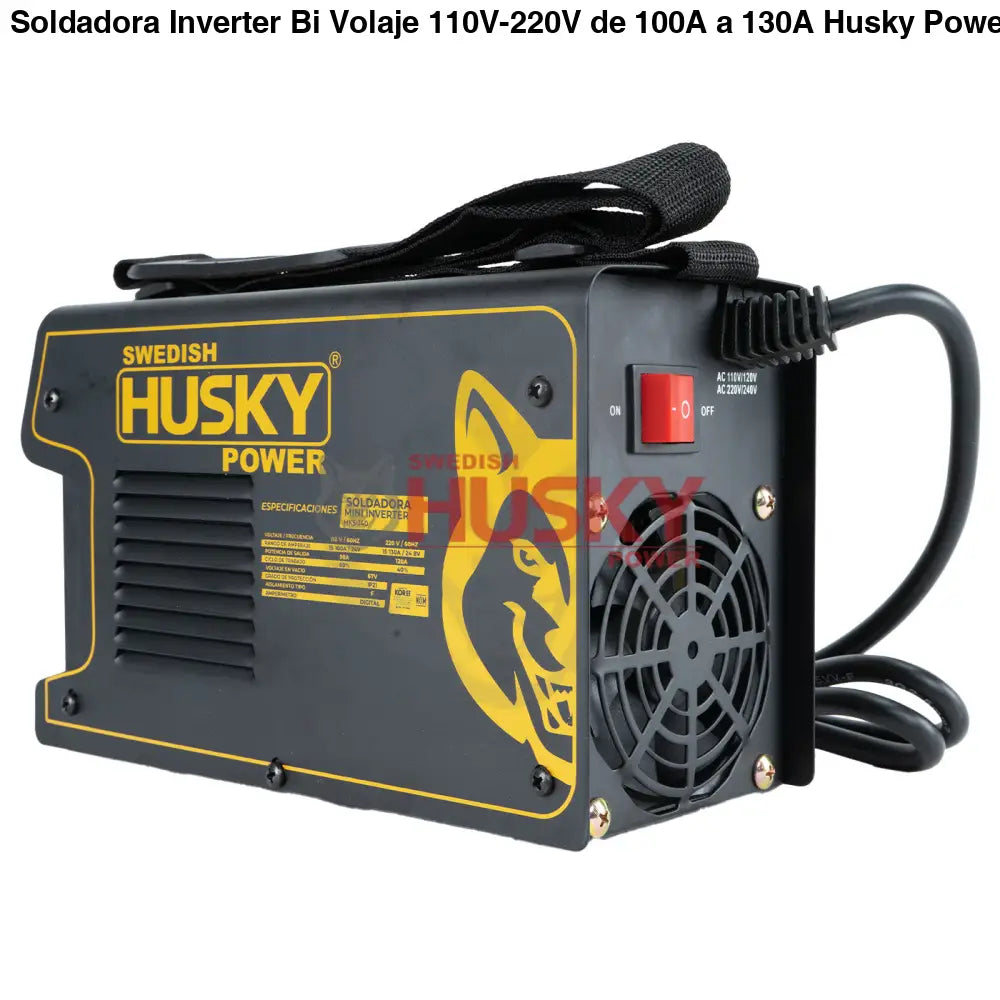 Soldadora Inverter Bi Volaje 110V-220V de 100A a 130A Husky HKS-140