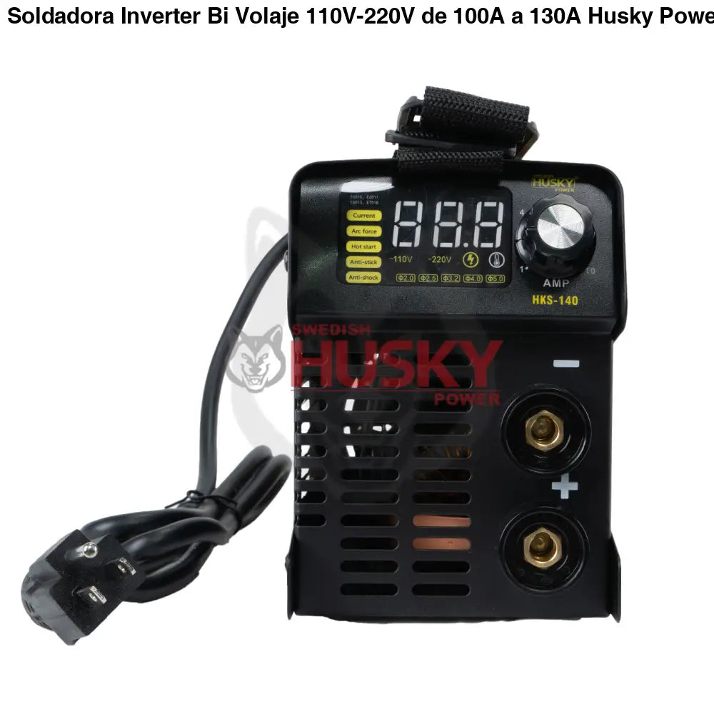 Soldadora Inverter Bi Volaje 110V-220V de 100A a 130A Husky HKS-140J