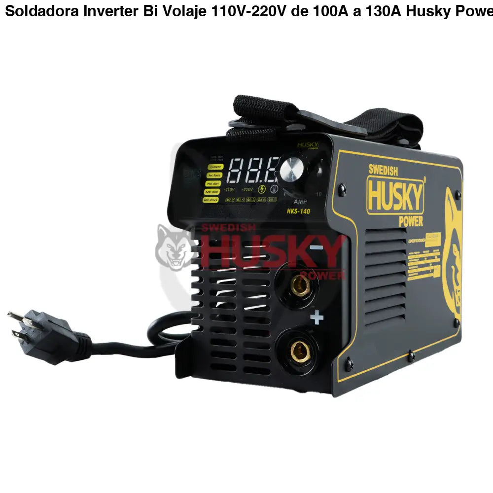 Soldadora Inverter Bi Volaje 110V-220V de 100A a 130A Husky HKS-140J