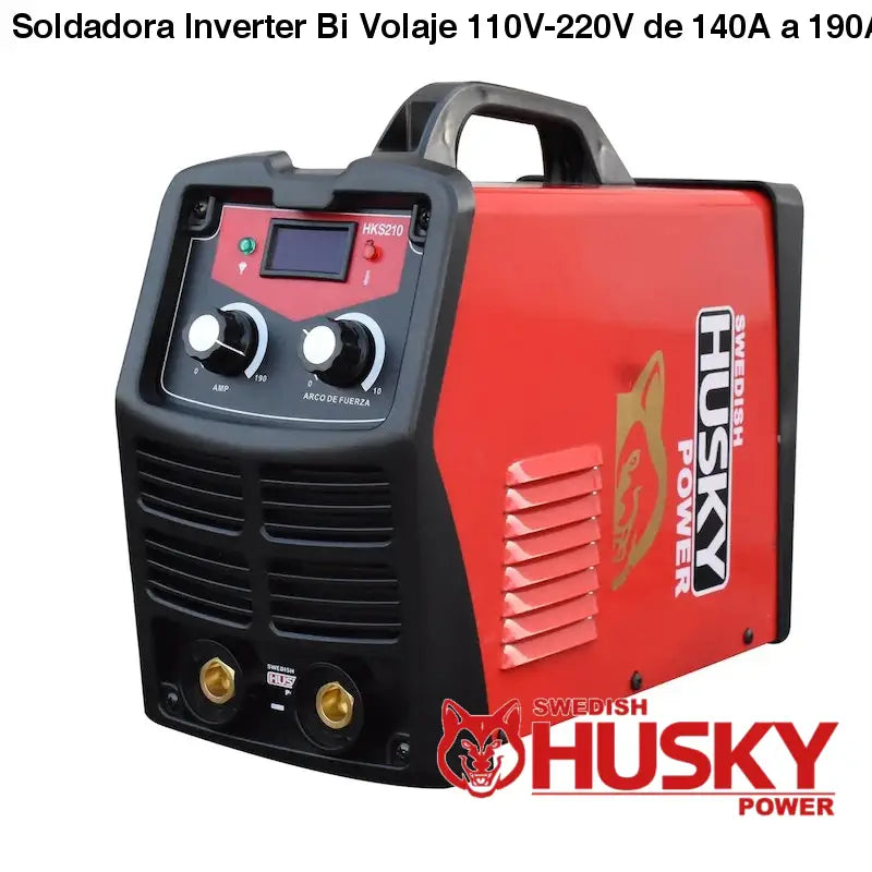 Soldadora Inverter Bi Volaje 110V-220V de 140A a 190A Husky