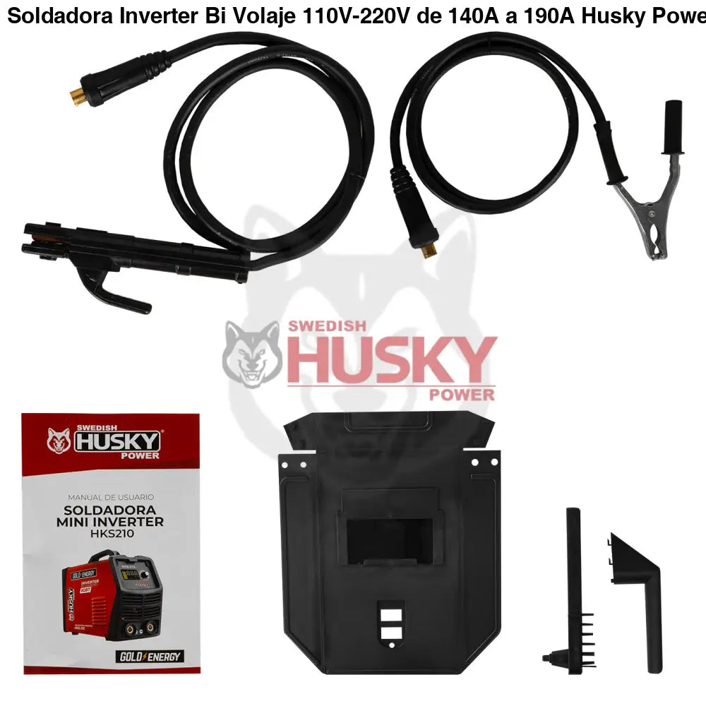 Soldadora Inverter Bi Volaje 110V-220V de 140A a 190A Husky HKS210