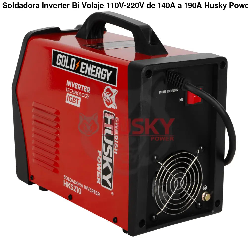 Soldadora Inverter Bi Volaje 110V-220V de 140A a 190A Husky HKS210
