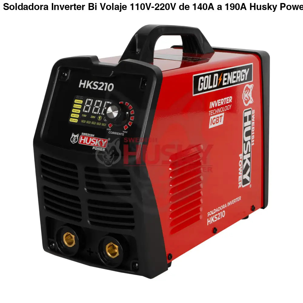 Soldadora Inverter Bi Volaje 110V-220V de 140A a 190A Husky HKS210