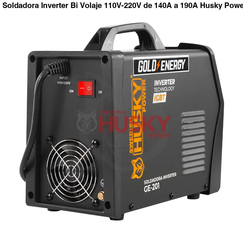 Soldadora Inverter Bi Volaje 110V-220V de 140A a 190A Husky GE-201
