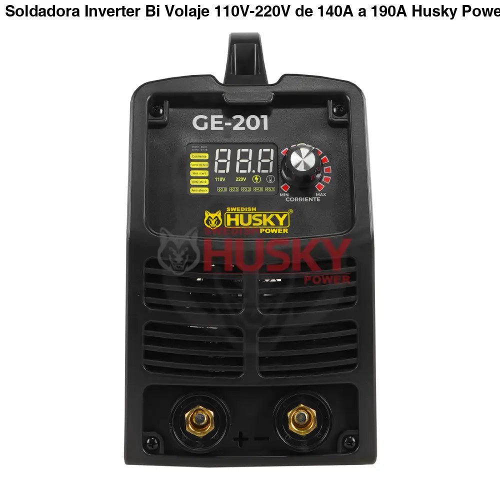 Soldadora Inverter Bi Volaje 110V-220V de 140A a 190A Husky GE-201