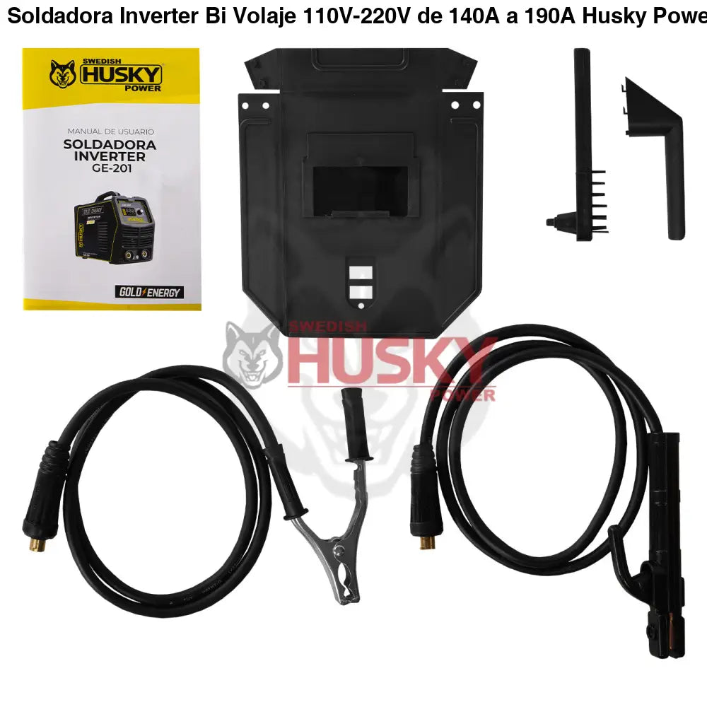 Soldadora Inverter Bi Volaje 110V-220V de 140A a 190A Husky GE-201