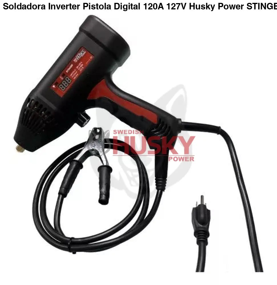 Soldadora Inverter Pistola Digital 120A 127V Husky Power STINGER