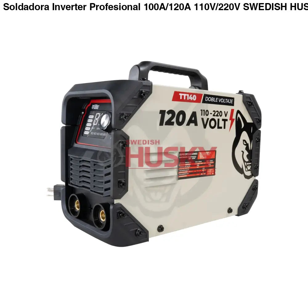 Soldadora Inverter Profesional 100A/120A 110V/220V SWEDISH HUSKY TITANIUM TT140