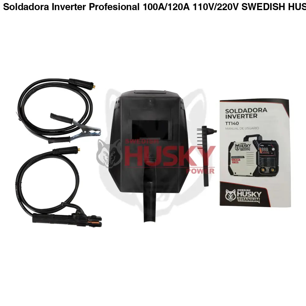 Soldadora Inverter Profesional 100A/120A 110V/220V SWEDISH HUSKY TITANIUM TT140