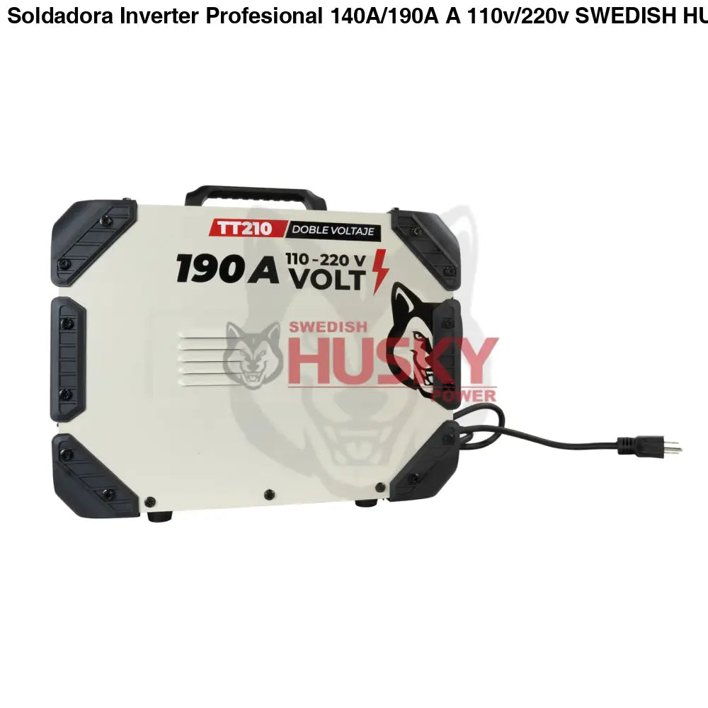 Soldadora Inverter Profesional 140A/190A A 110v/220v SWEDISH HUSKY TITANIUM TT210
