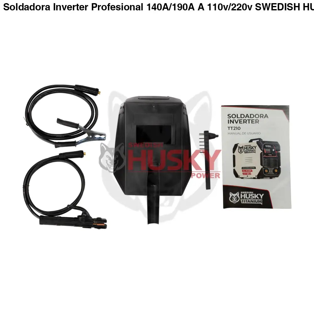Soldadora Inverter Profesional 140A/190A A 110v/220v SWEDISH HUSKY TITANIUM TT210