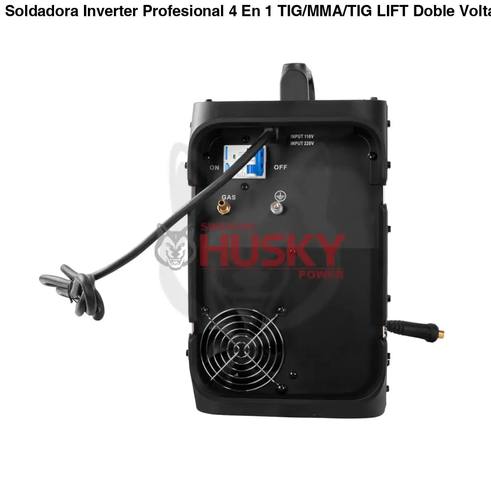 Soldadora Inverter Profesional 4 En 1 TIG/MMA/TIG LIFT Doble Voltaje 120A/160A 110v/220v SWEDISH HUSKY TITANIUM TM4160