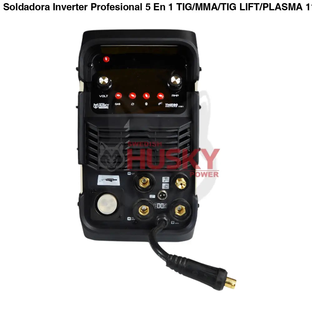 Soldadora Inverter Profesional 5 En 1 TIG/MMA/TIG LIFT/PLASMA 110v/220v SWEDISH HUSKY TITANIUM TM5180