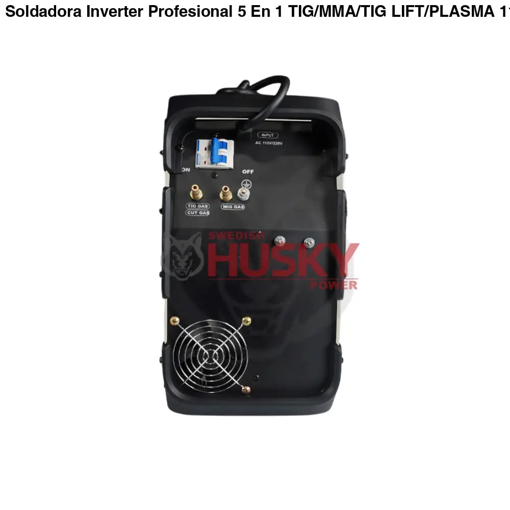 Soldadora Inverter Profesional 5 En 1 TIG/MMA/TIG LIFT/PLASMA 110v/220v SWEDISH HUSKY TITANIUM TM5180