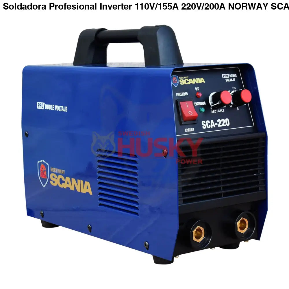 Soldadora Profesional Inverter 110V/155A 220V/200A NORWAY SCANIA SCA-220