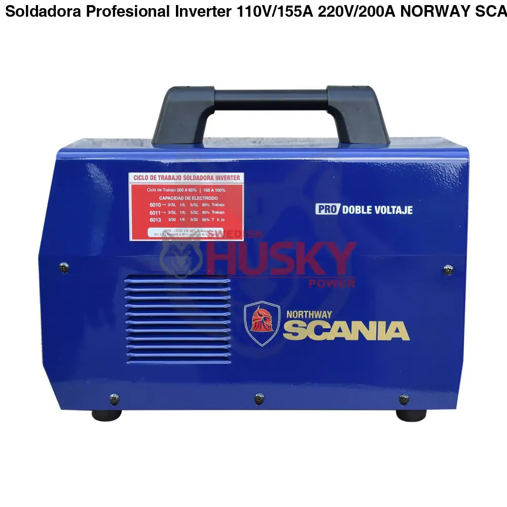 Soldadora Profesional Inverter 110V/155A 220V/200A NORWAY SCANIA SCA-220