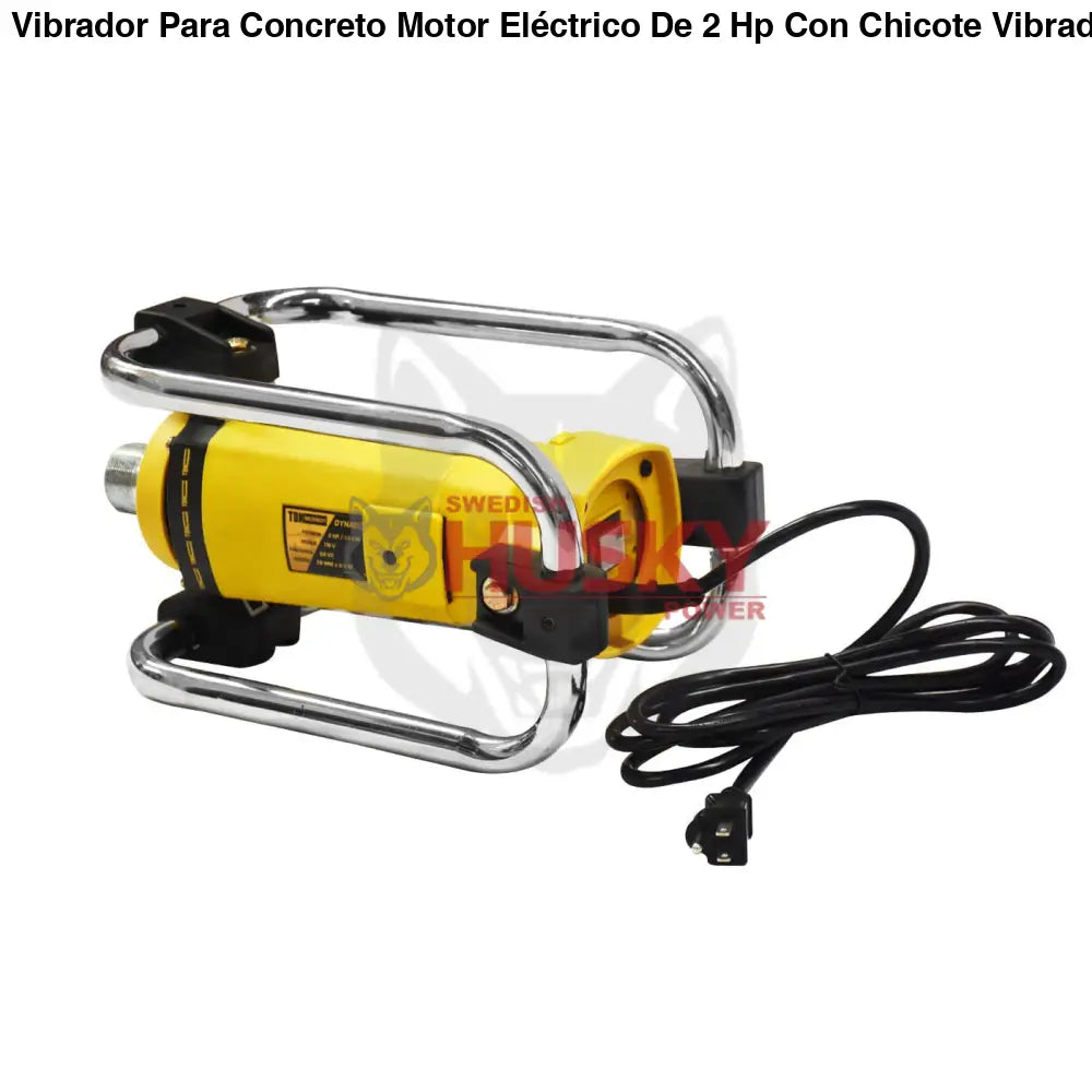 Vibrador Para Concreto Motor Eléctrico De 2 Hp Con Chicote Vibrador De 2.5 Metros 38MM Husky DYNA125